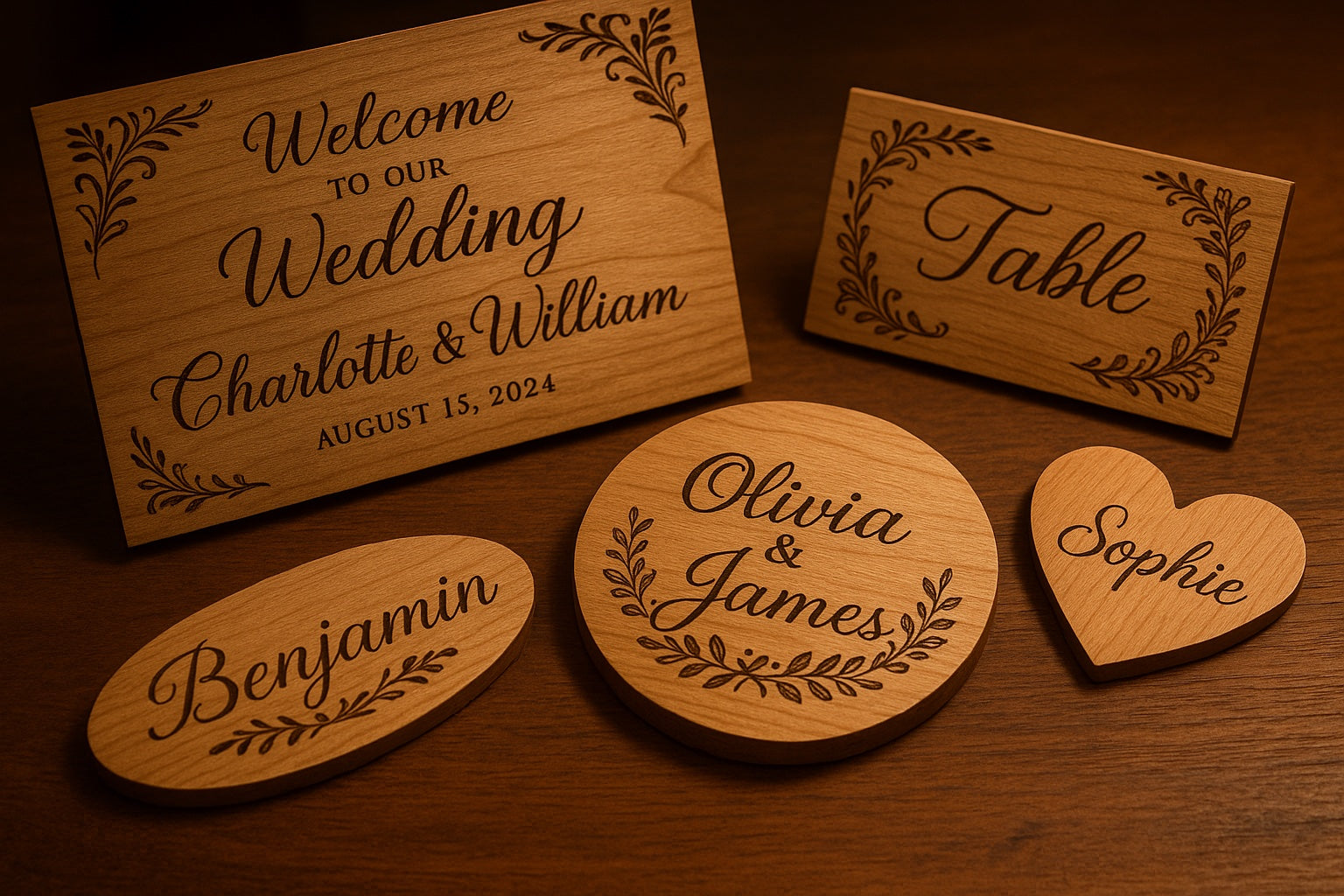 personalisations gravure laser mariage évènement 