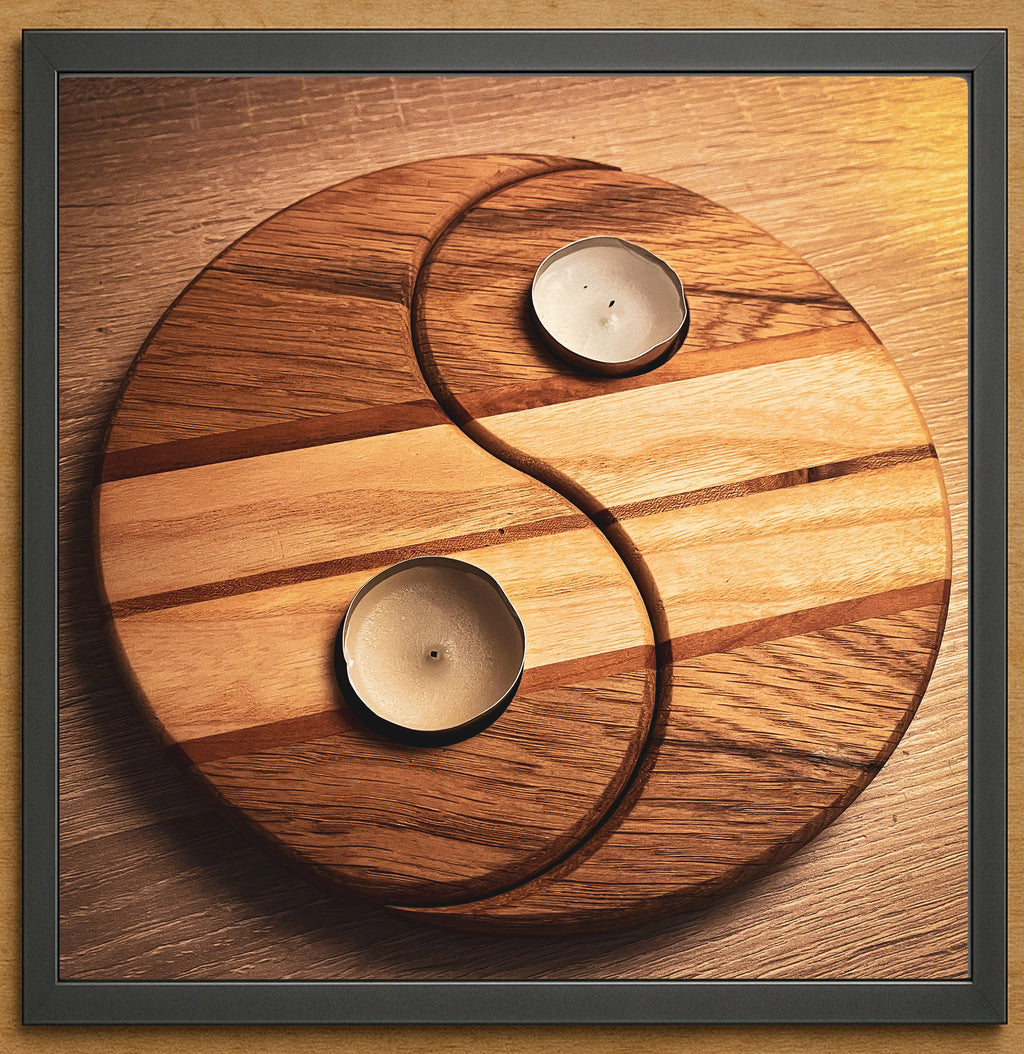 Yang-Yang Candle Holder