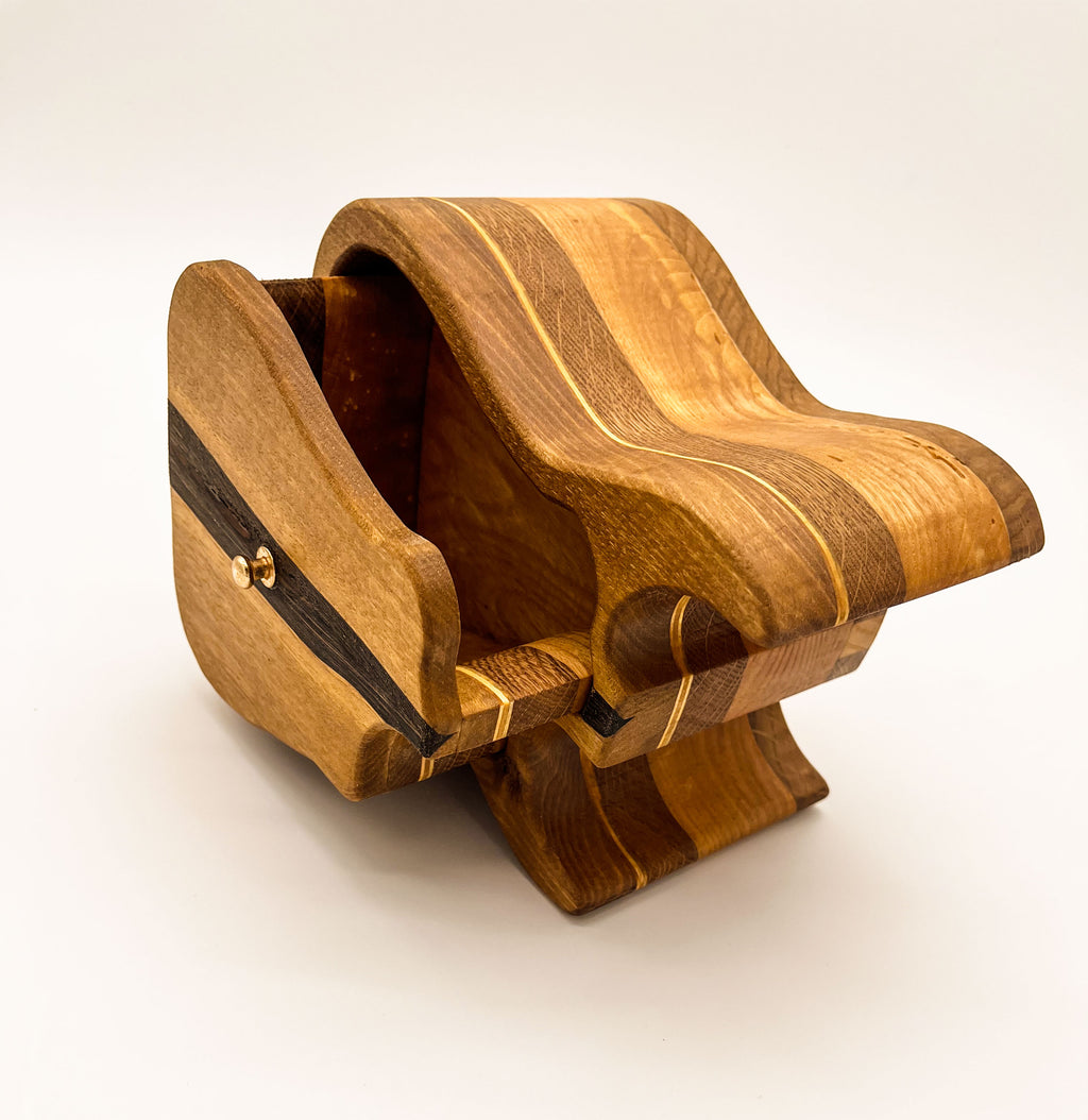 Fenderbox en noyer français inspirée d’une Stratocaster