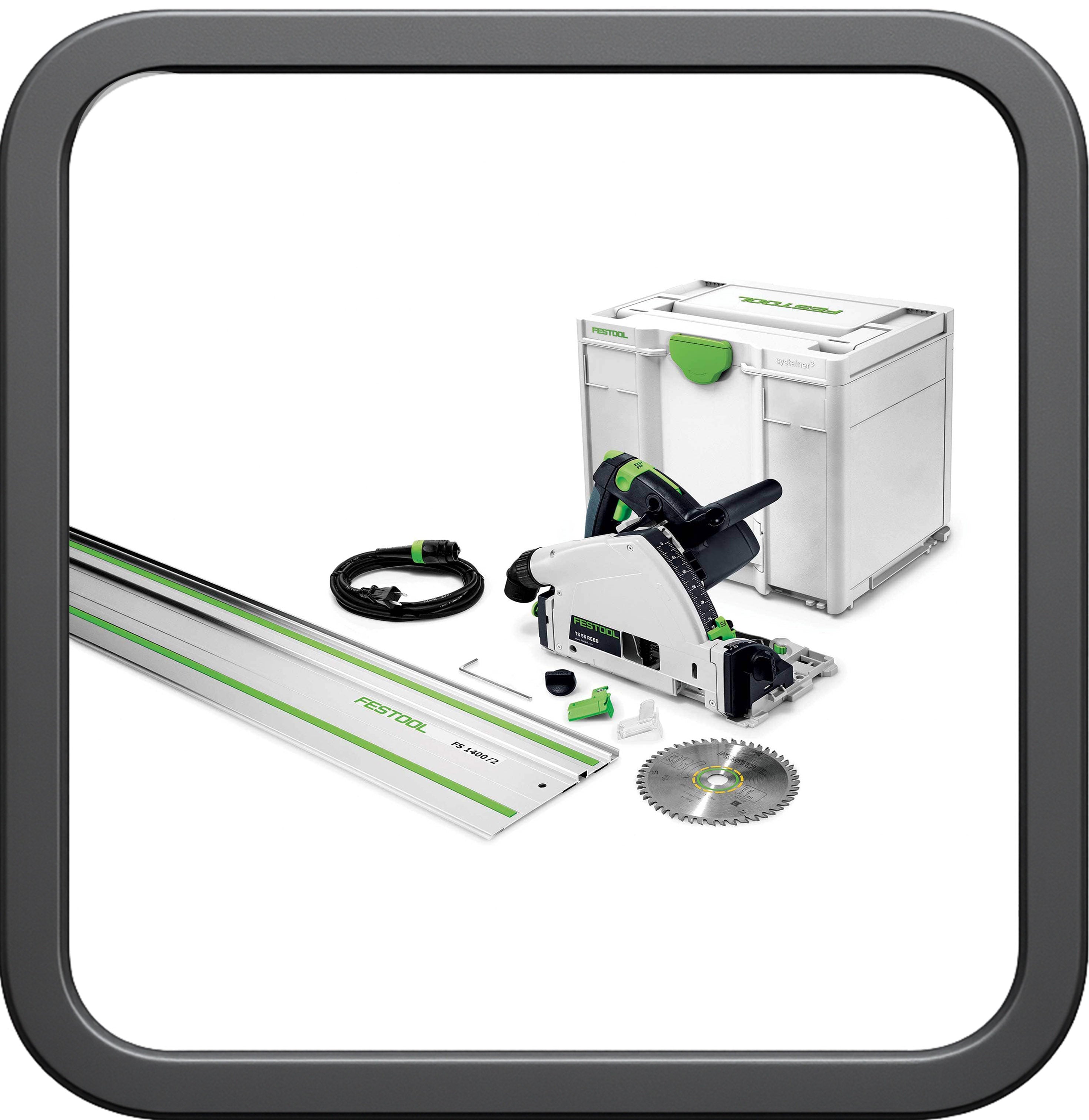 Pack Festool TS 55 – Scie plongeante + rail FS 1400